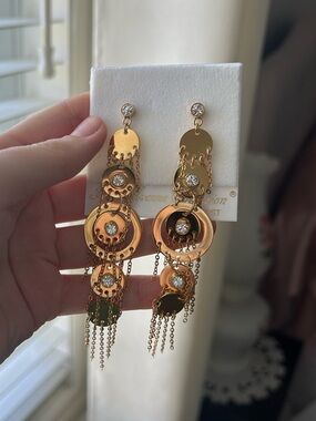 Fifth Avenue SwarovskiWhimsical Dangle Earrings “Jamboree” BNWT